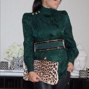 Balmain x H&M silk blouse